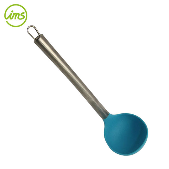 louche en silicone, manche inox